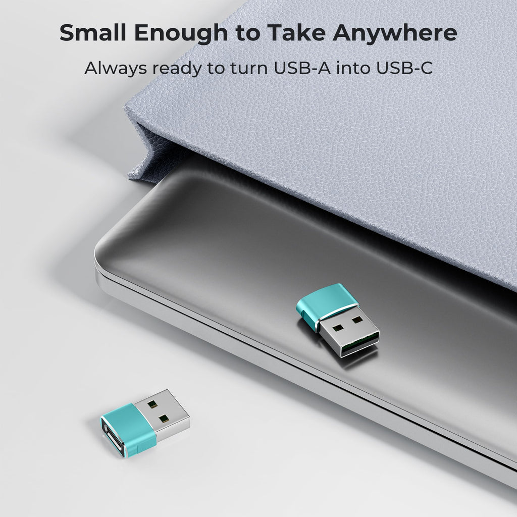 Basesailor USB C Female to USBA Male Adapter,Type C Charger Cable Connector