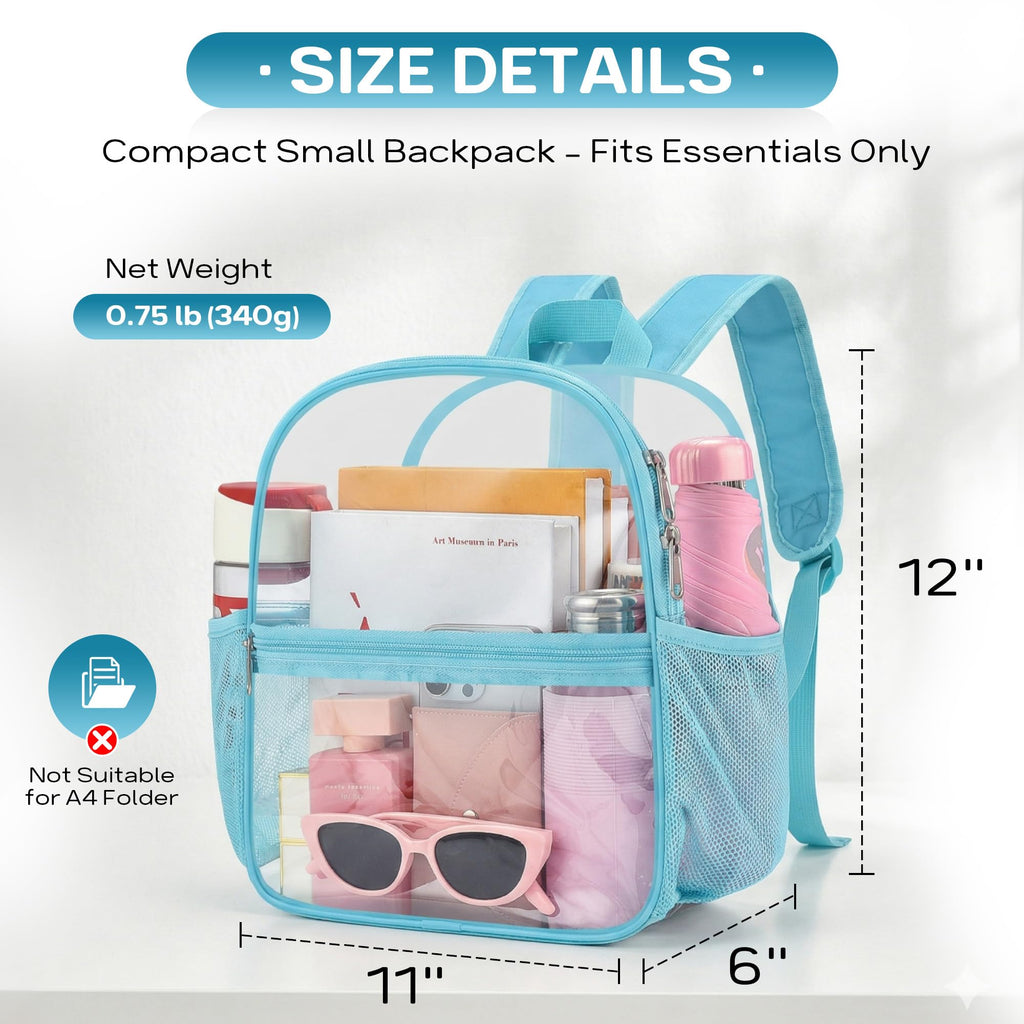 Oraben Clear Backpack for Stadium Events Sports Fan Backpack Stadium Bag