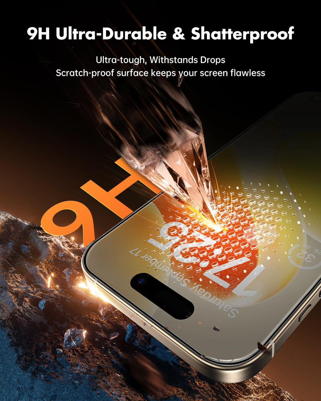 UNBREAKcable Privacy Screen Protector for iPhone 17 Pro Max, 2-Pack