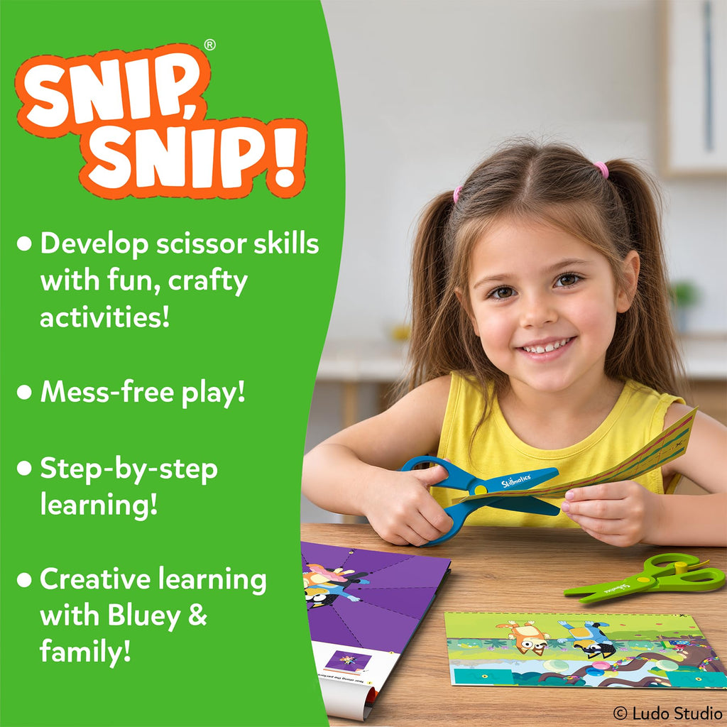 Skillmatics Snip Snip, Scissor Skills, Felt Craft Activity, Gift for Kids