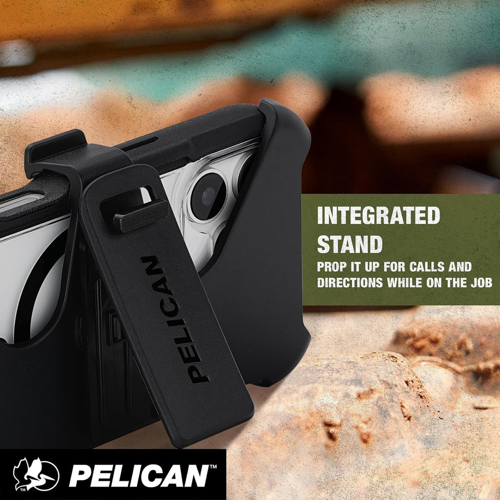 Pelican iPhone 17 Pro Case - MagSafe Phone Case -Ranger Frosted Clear/Black