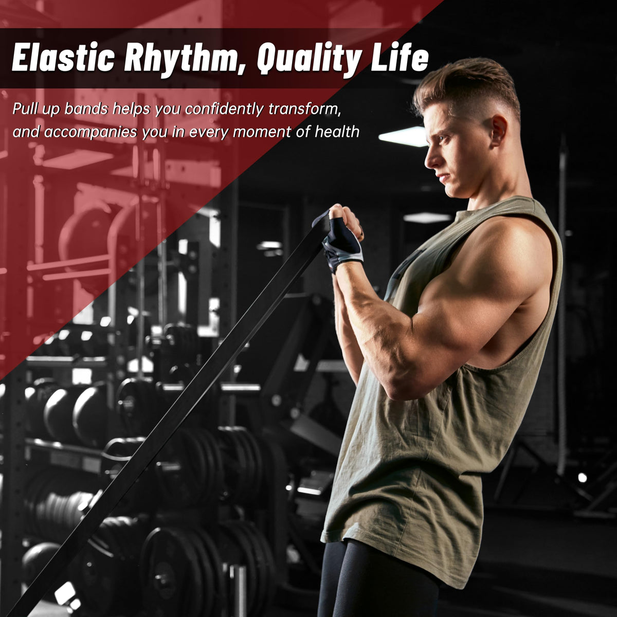 5-Level Resistance Bands for Working Out, Pull Up Assistance Bands