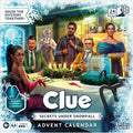 Clue Advent Calendar: Secrets Under Snowfall | 24 Days | Family Mystery Games | with 6 Winter-Themed Tokens and Surprise | Ages 10+ | 1+ Players