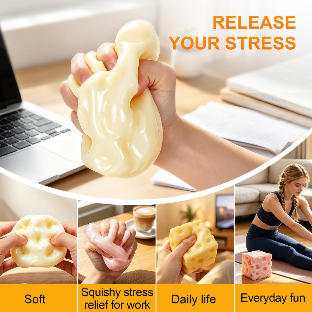 Coconut Oil Squishy, Cheese Squishy Non-Rebound