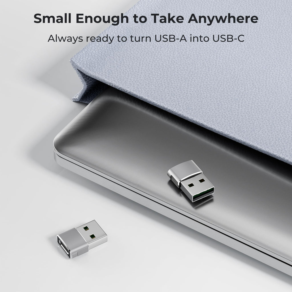 Basesailor USB C Female to USBA Male Adapter,Type C Charger Cable Connector