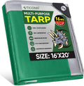 TICONN Heavy Duty Tarp Cover Waterproof, Extra Thick UV Resistant Tarpaulin