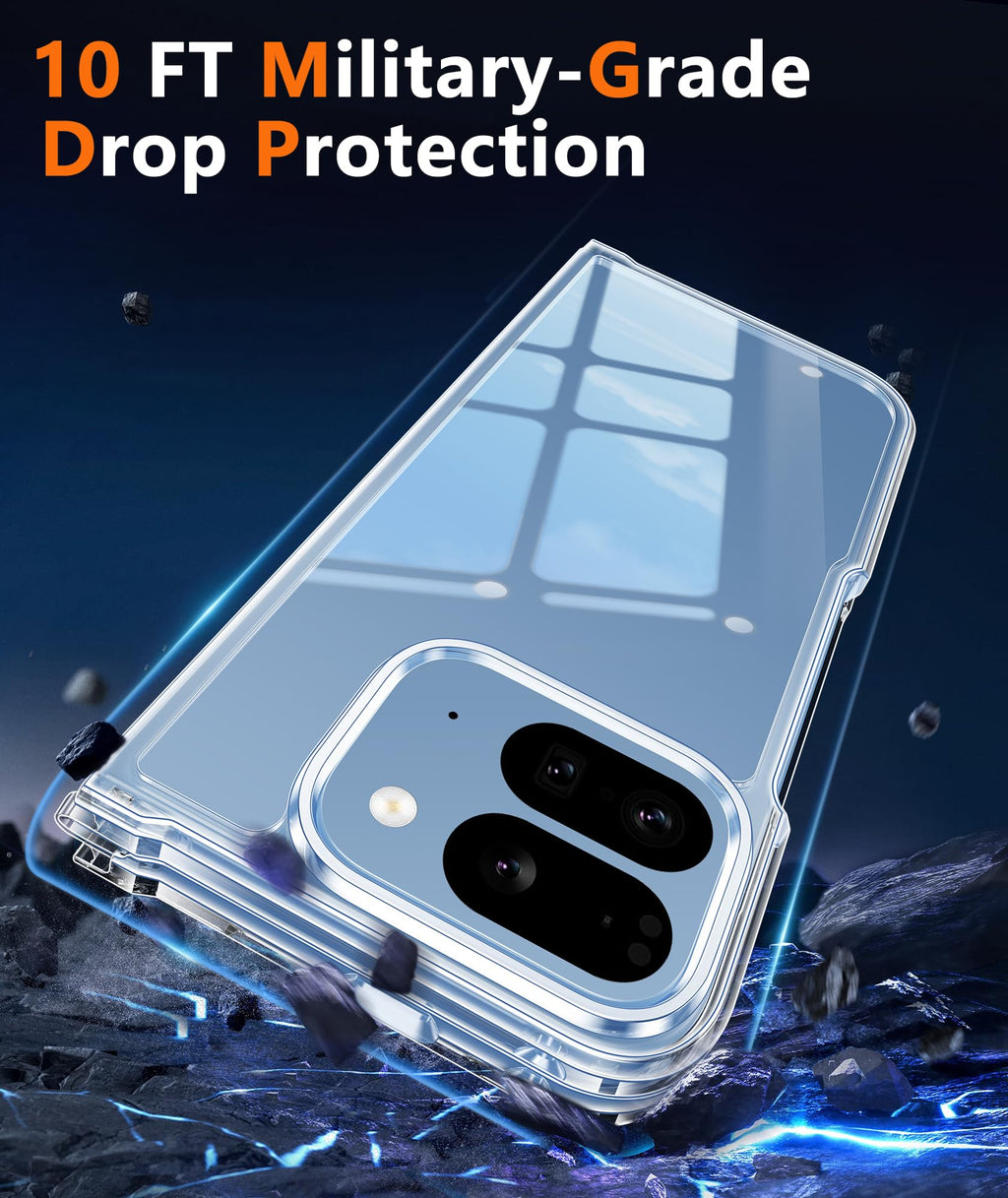 FNTCASE for Moto G-Power-5G-2026/2025 Clear Case with Screen Protector