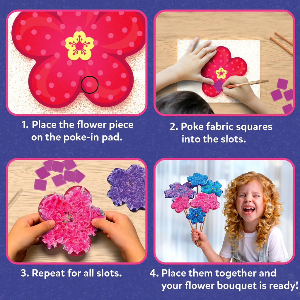 Skillmatics Poke-in Art – Disney Princesses, Wood Craft Kit, Gift for Kids