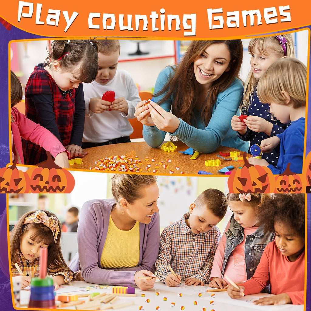 JUNEBRUSHS 150Pcs Fall Mini Erasers, Cute Thanksgiving Erasers Bulk