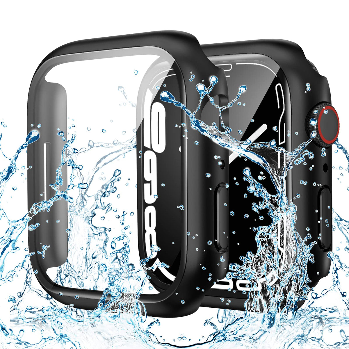 Goton IP67 Waterproof Case with Glass for Apple Watch Series 11/10 46mm