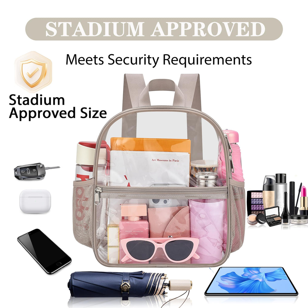 Oraben Clear Backpack for Stadium Events Sports Fan Backpack Stadium Bag