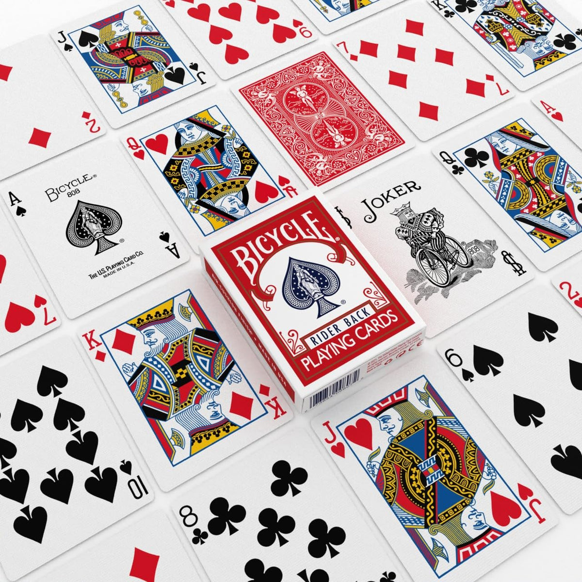 Bicycle Playing Cards 2 Pack Standard Poker Size Red and Blue