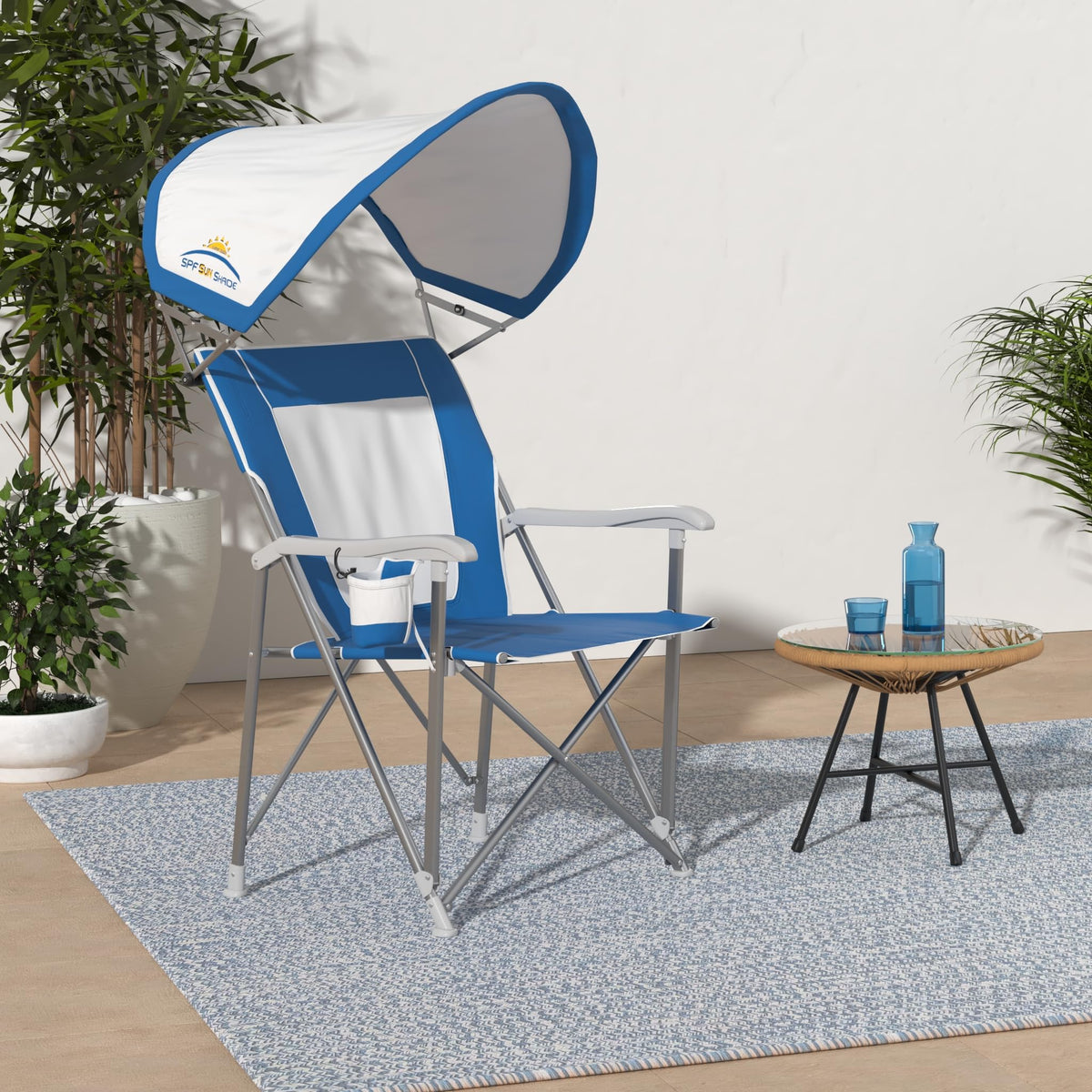 GCI Outdoor Comfort Pro Rocker Camping Chair - Indigo Blue