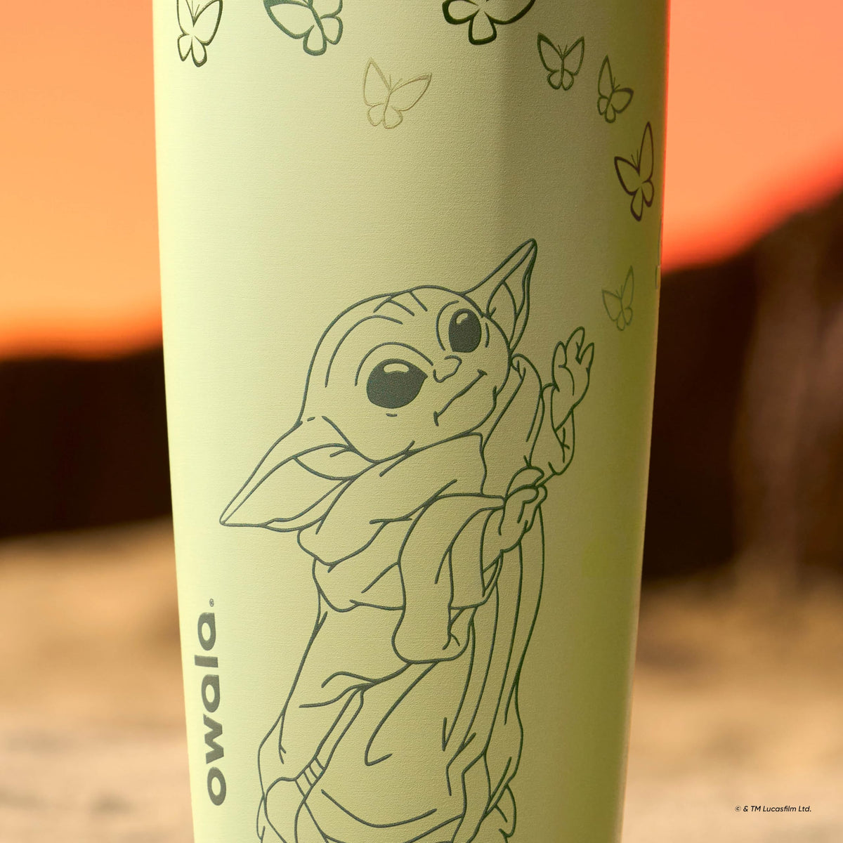 Owala Star Wars FreeSip Sway Stainless Steel Water Bottle 30oz Darth Vader