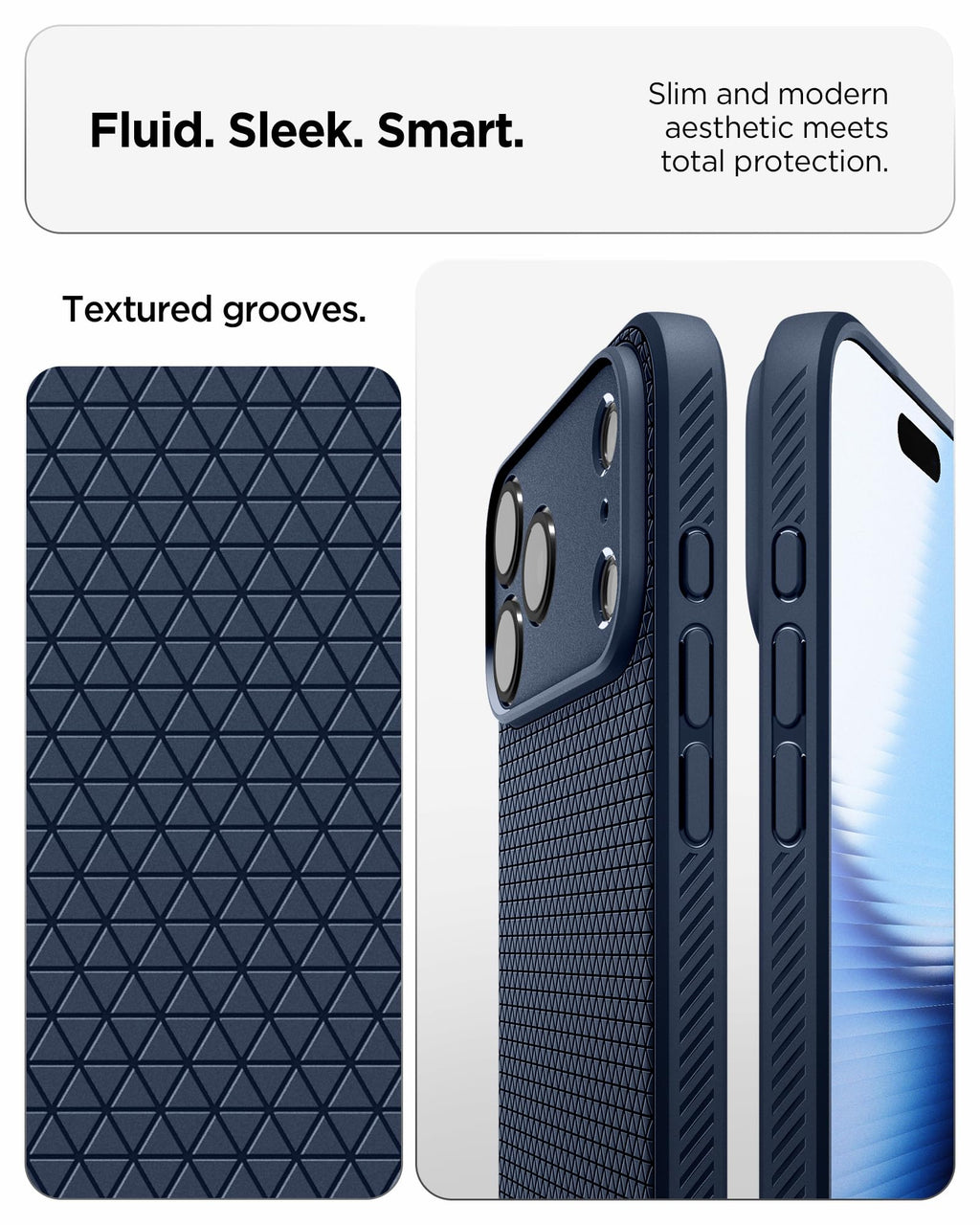Spigen Liquid Air Designed for iPhone 13 Pro Max Case (2021) - Matte Black
