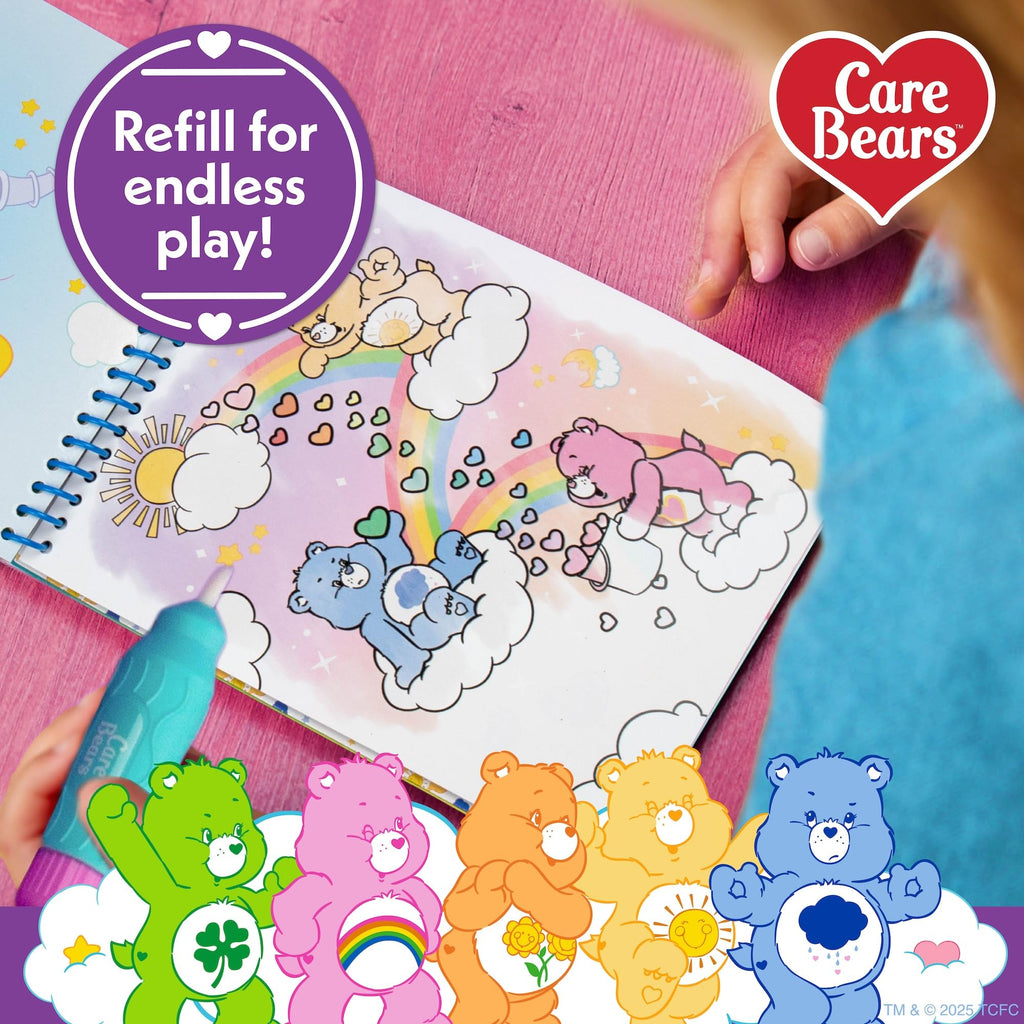 Horizon Group USA Bluey Aqua Art - Reusable Water Reveal Activity Pages With Water Pen for No-Mess Drawing and Coloring