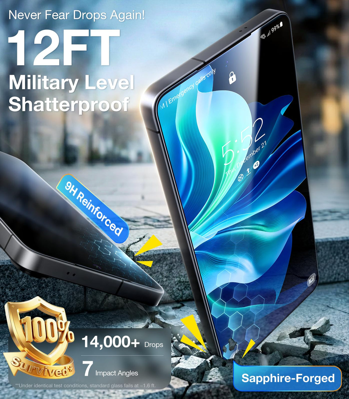 UltraGlass TOP 9H+ Armor for iPhone 14 Pro Max Privacy Screen Protector