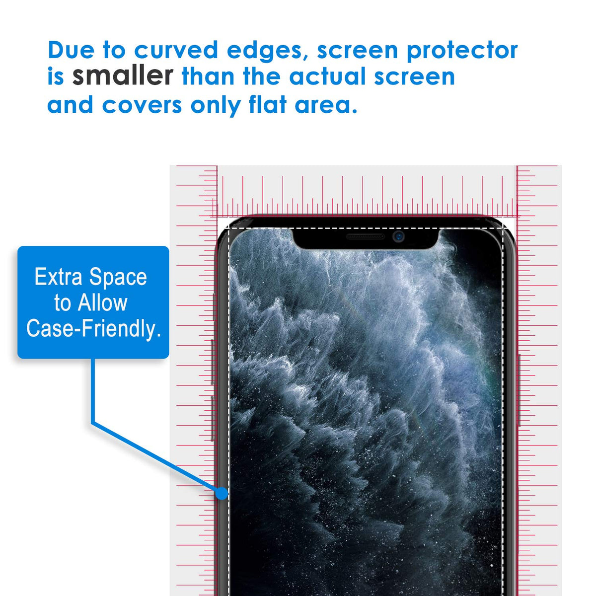 JETech Screen Protector for iPhone 13/13 Pro, 3-Pack