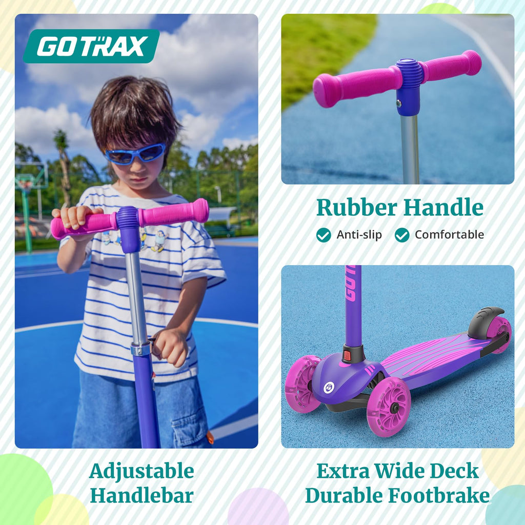 Gotrax KS1 Kids Kick Scooter, 3 Wheels for Boys & Girls 2-8, Gifts