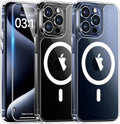 TAURI for iPhone 15 Pro Case, Compatible with MagSafe, Clear
