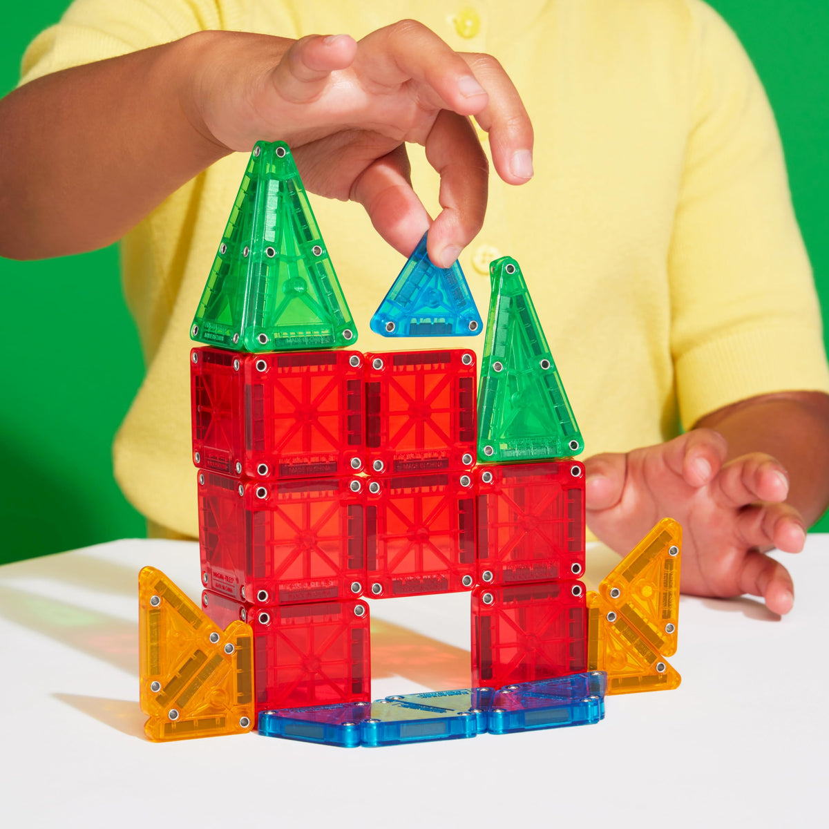 MAGNA-TILES microMAGS 24-Piece Spooky Travel Set, The Original Magnetic Building Brand