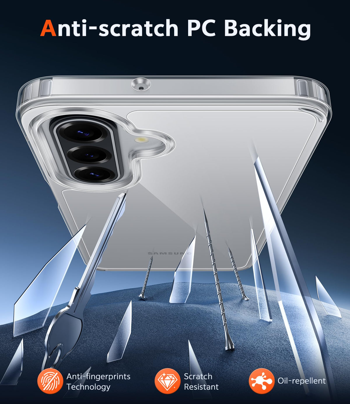 FNTCASE for Moto G-Power-5G-2026/2025 Clear Case with Screen Protector