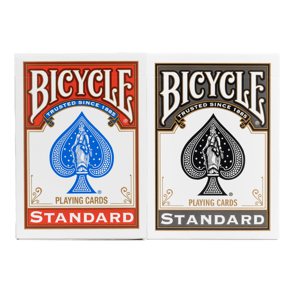 Bicycle Playing Cards 2 Pack Standard Poker Size Red and Blue