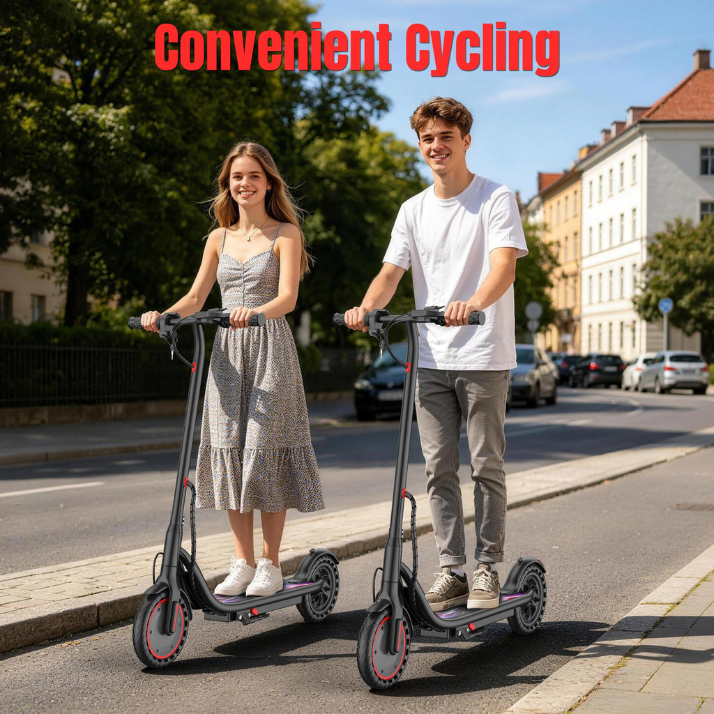 VOLPAM Electric Scooter, 350W/500W Motor, 21/28/40 Miles Long Range