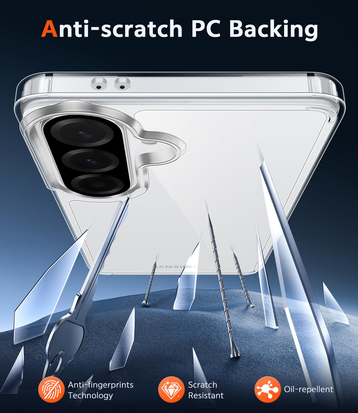 FNTCASE for Moto G-Power-5G-2026/2025 Clear Case with Screen Protector