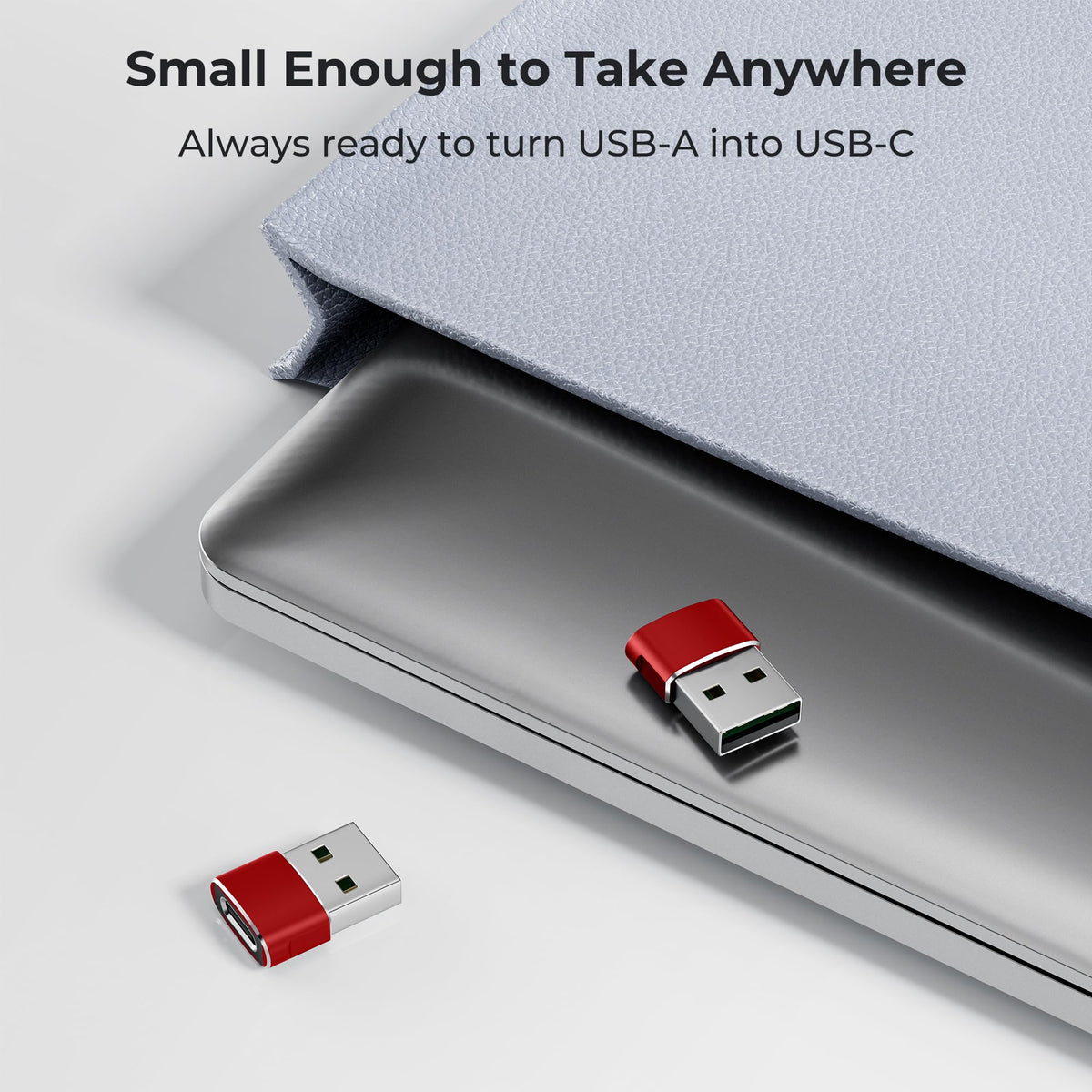 Basesailor USB C Female to USBA Male Adapter,Type C Charger Cable Connector