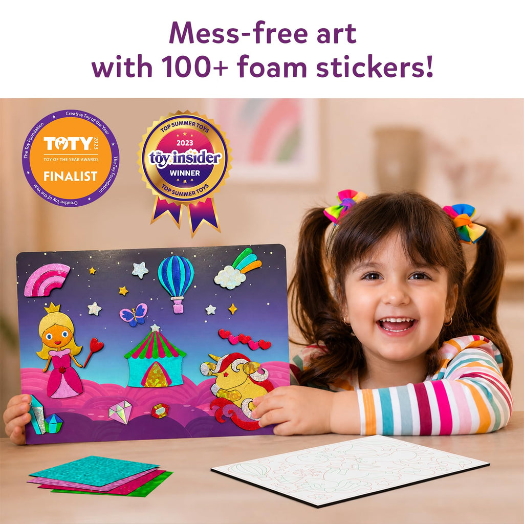 Skillmatics Foil Fun Girl Power, Foil Art & Craft Activity, Gift for Tweens