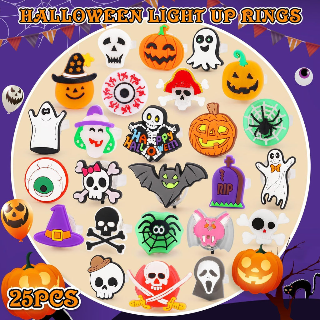 Halloween Party Favors 50Pcs Trick or Treats Halloween Toys for Kids