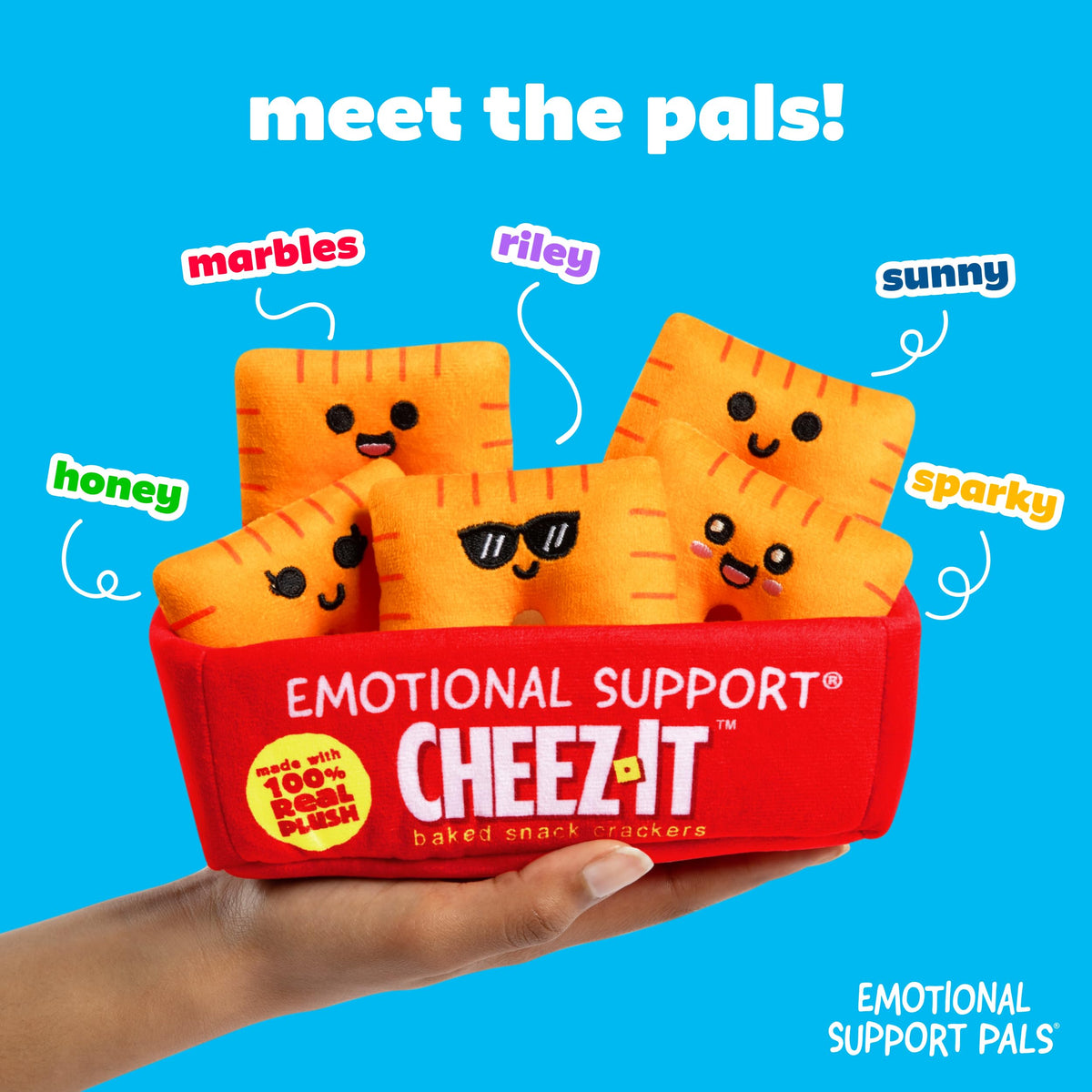 Emotional Support Dino Nuggies, Cuddly Dinosaur Toys by Relatable