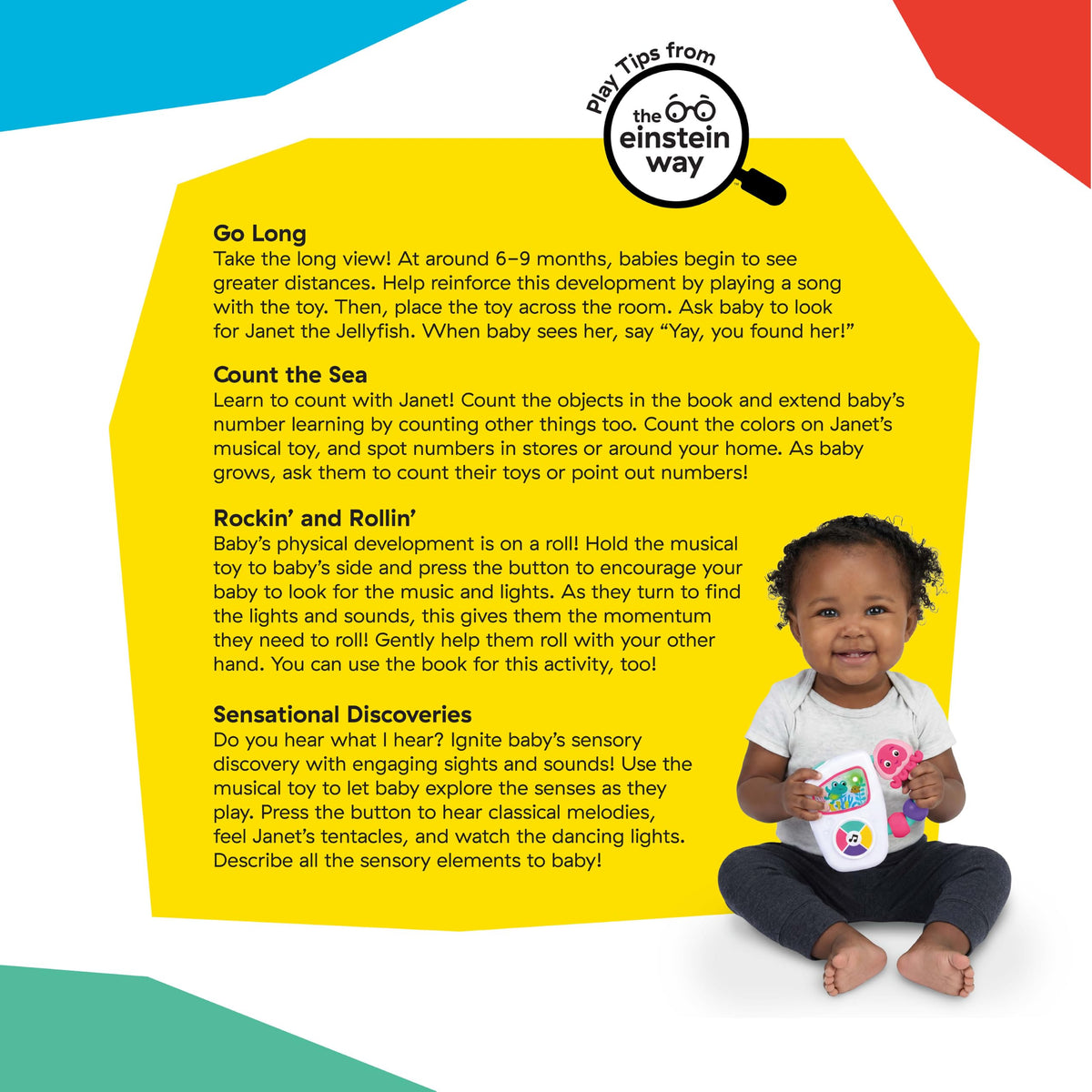 Baby Einstein Take Along Tunes Musical Toy, Ages 3 Months +