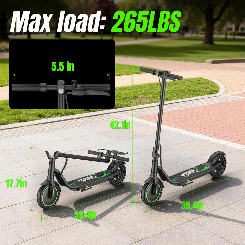 VOLPAM Electric Scooter, 350W/500W Motor, 21/28/40 Miles Long Range