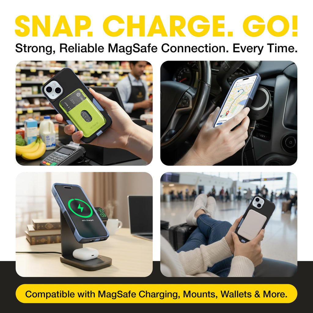 OtterBox iPhone 17e, 16e, 15, 14, & 13 Commuter Series Case - Black, Slim & Tough, Pocket-Friendly, with Port Protection - Thin & Protective iPhone Case, Dual-Layer, Impact Absorbing iPhone Case