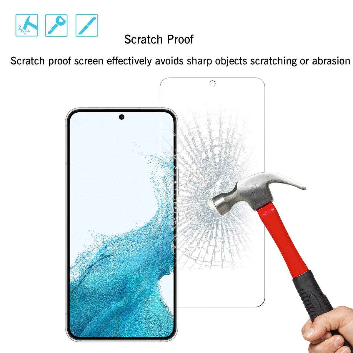 Ailun Screen Protector + Camera Lens Protector for Galaxy S24+ / S24 Plus