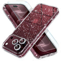 Choiche for iPhone 18 Pro Max Case Clear Women Girly (Glitter Clear)