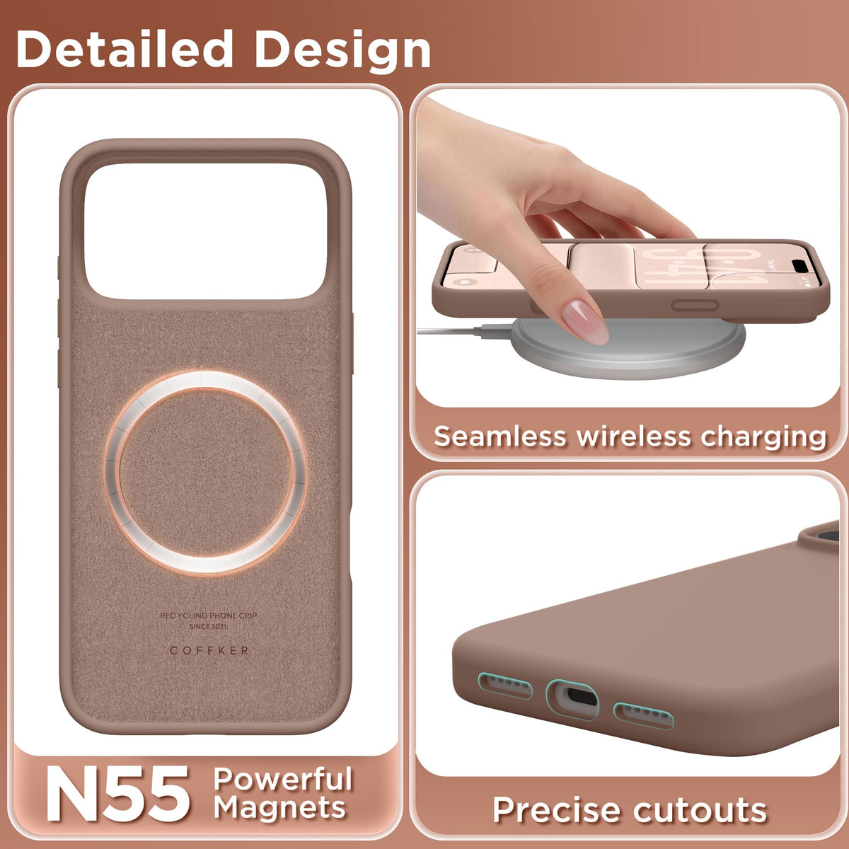 Magnetic for iPhone 18 Pro Max /17 Pro Max Case, Lilac Purple