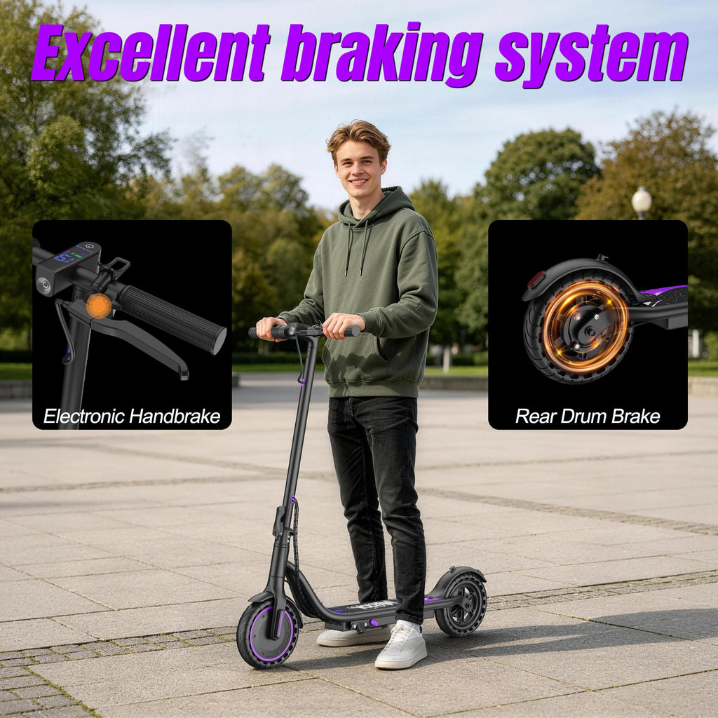 VOLPAM Electric Scooter, 350W/500W Motor, 21/28/40 Miles Long Range