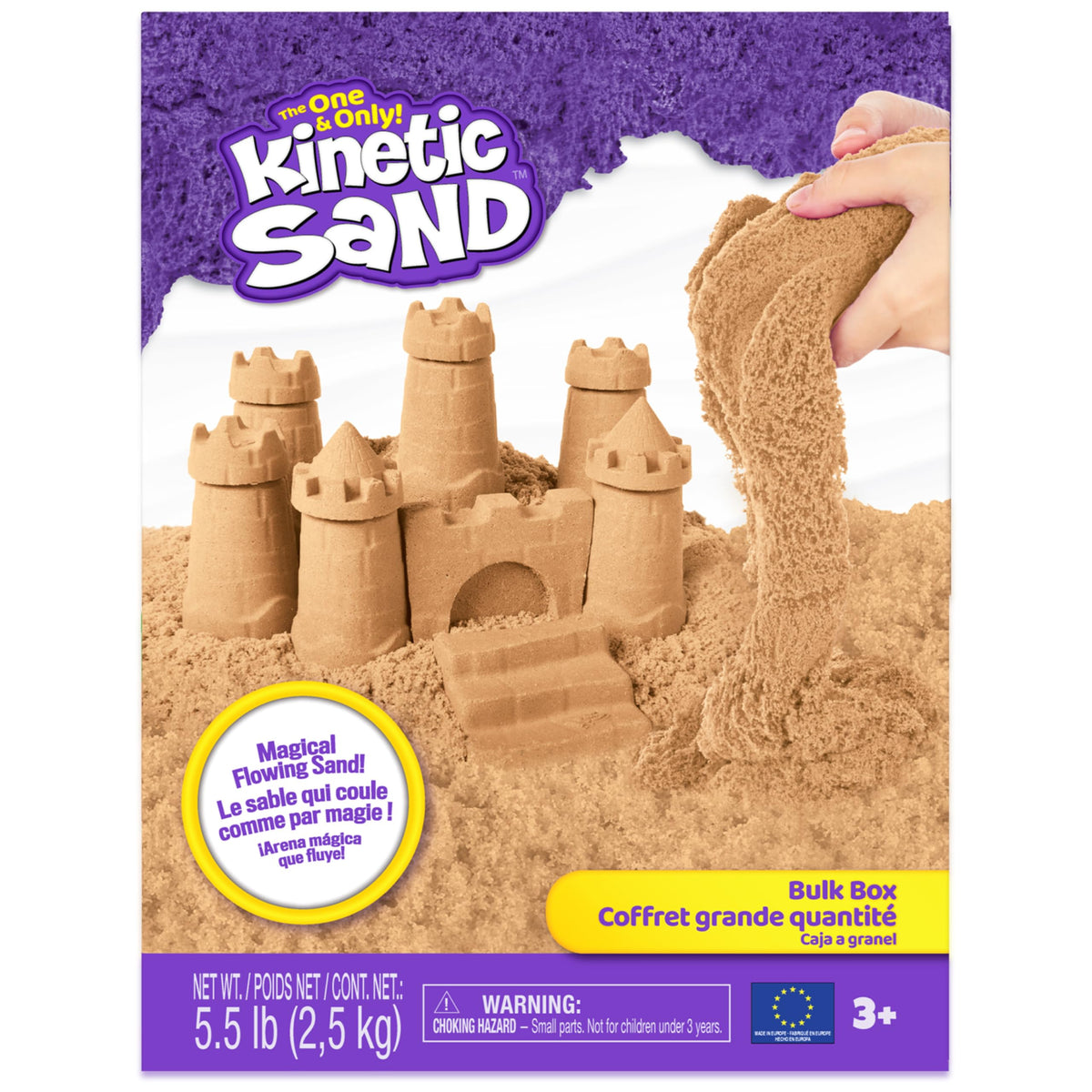 Kinetic Sand 11lb Brown Sand Amazon Exclusive, Sensory Toys, Ages 3+