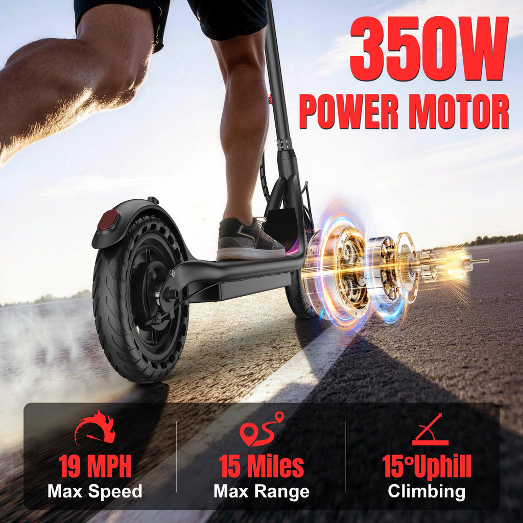 VOLPAM Electric Scooter, 350W/500W Motor, 21/28/40 Miles Long Range