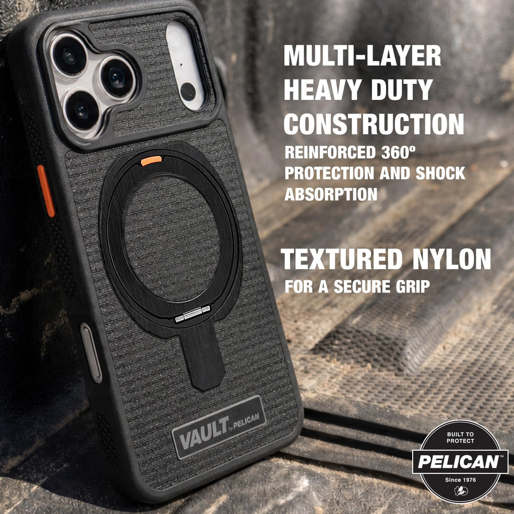 Pelican iPhone 17 Pro Case - MagSafe Phone Case -Ranger Frosted Clear/Black