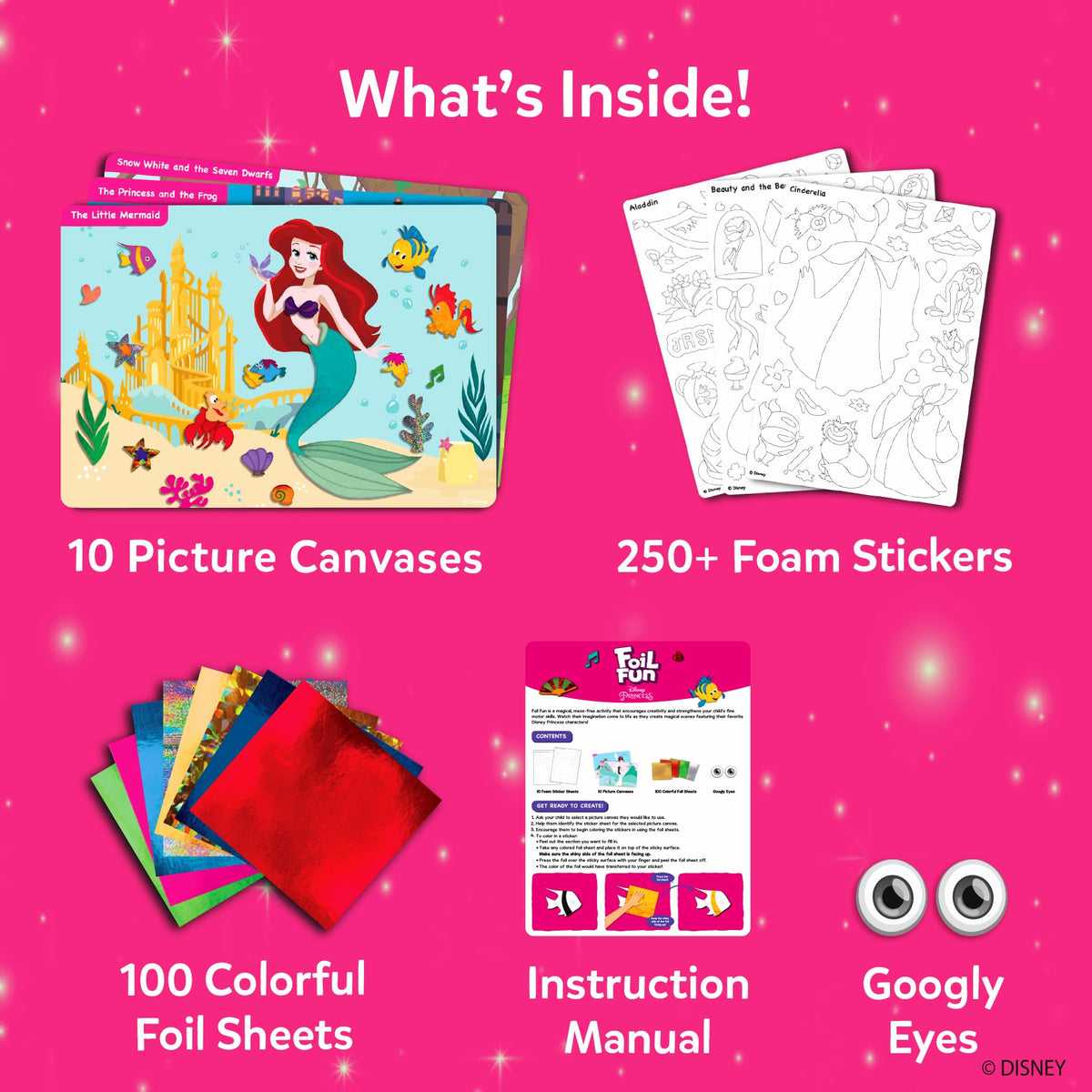 Skillmatics Foil Fun Girl Power, Foil Art & Craft Activity, Gift for Tweens