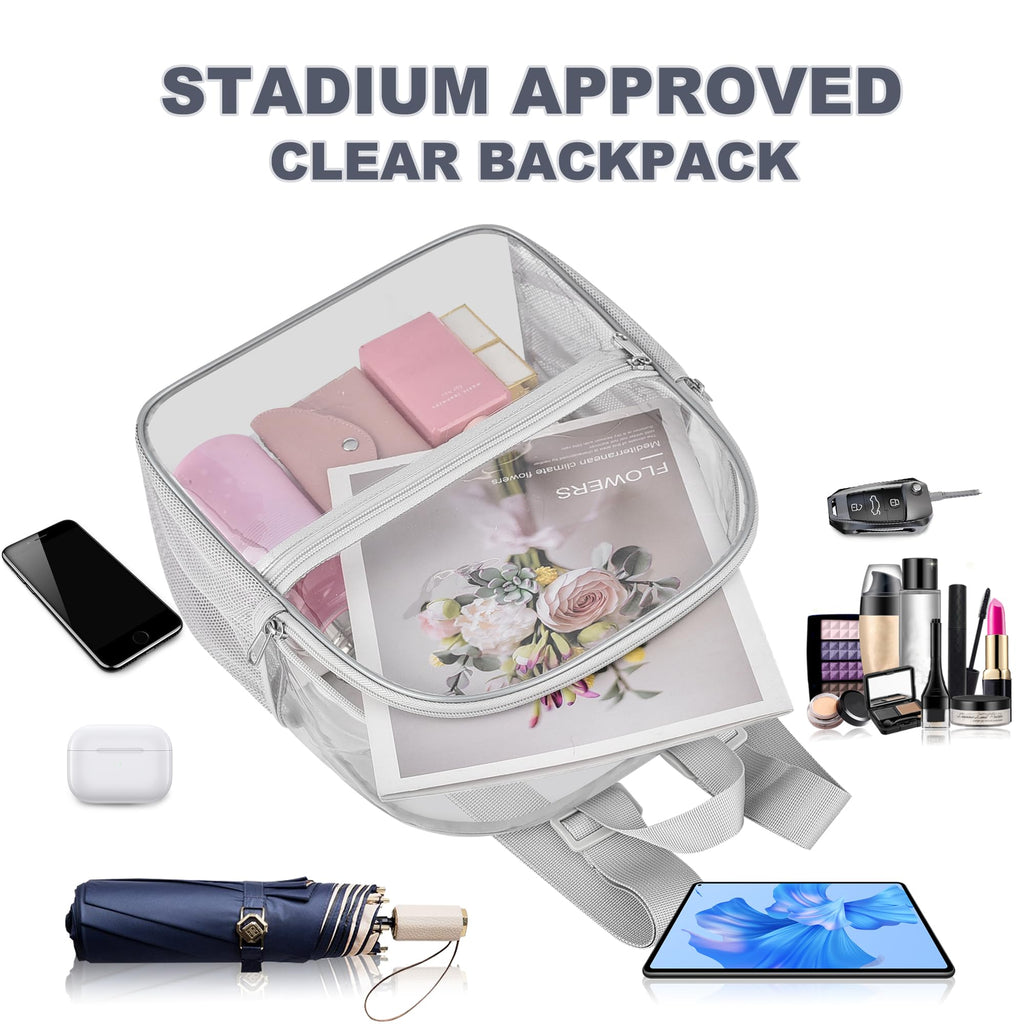 Oraben Clear Backpack for Stadium Events Sports Fan Backpack Stadium Bag