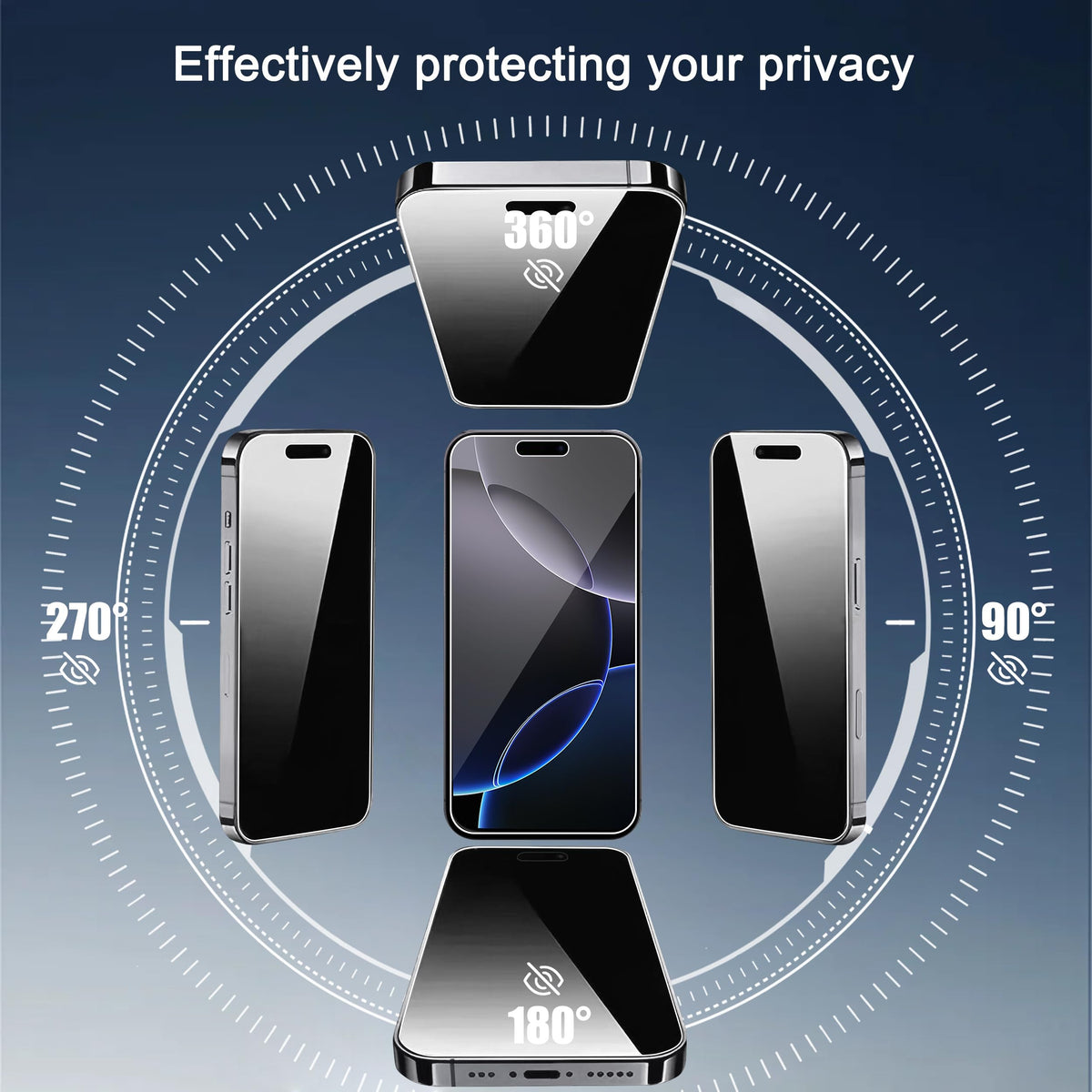 Ailun Privacy Screen Protector iPhone 17e/16e/14/13/13 Pro, 2 Pack