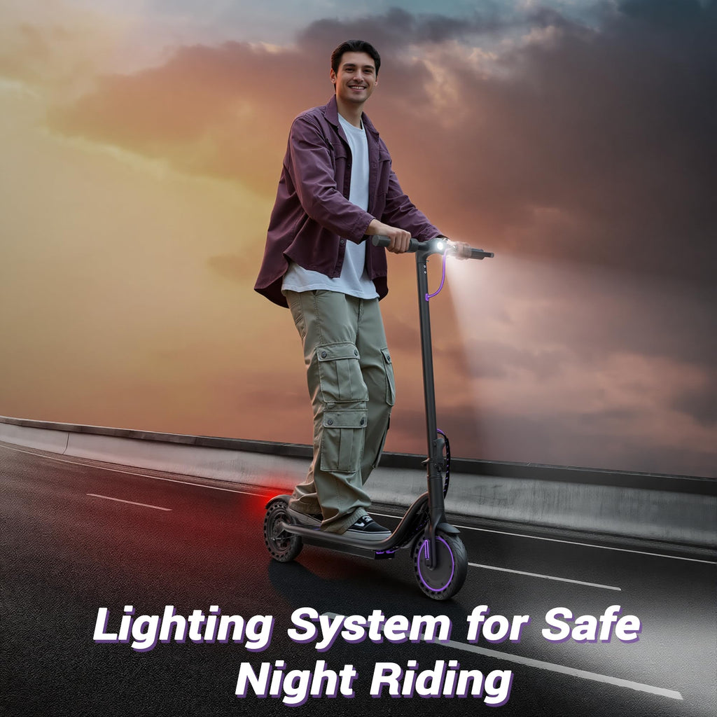 VOLPAM Electric Scooter, 350W/500W Motor, 21/28/40 Miles Long Range