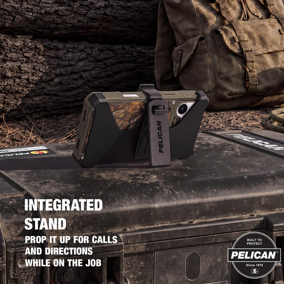 Pelican iPhone 17 Pro Case - MagSafe Phone Case -Ranger Frosted Clear/Black