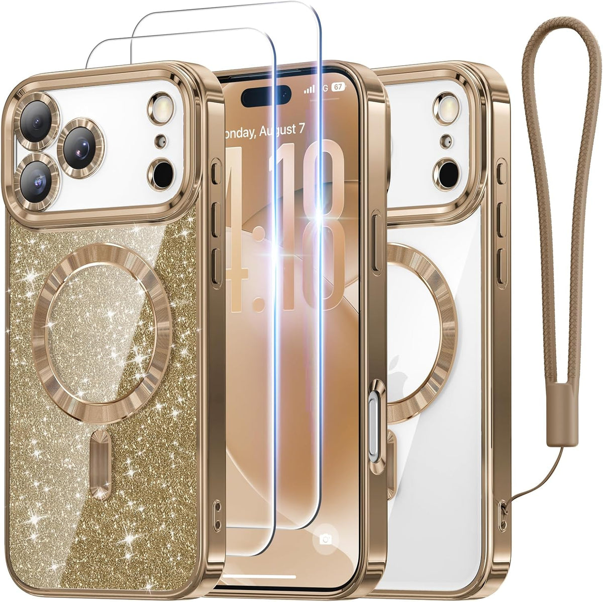 Meifigno for iPhone Air Case 6.5" with 2X Screen Protectors, Ultramarine