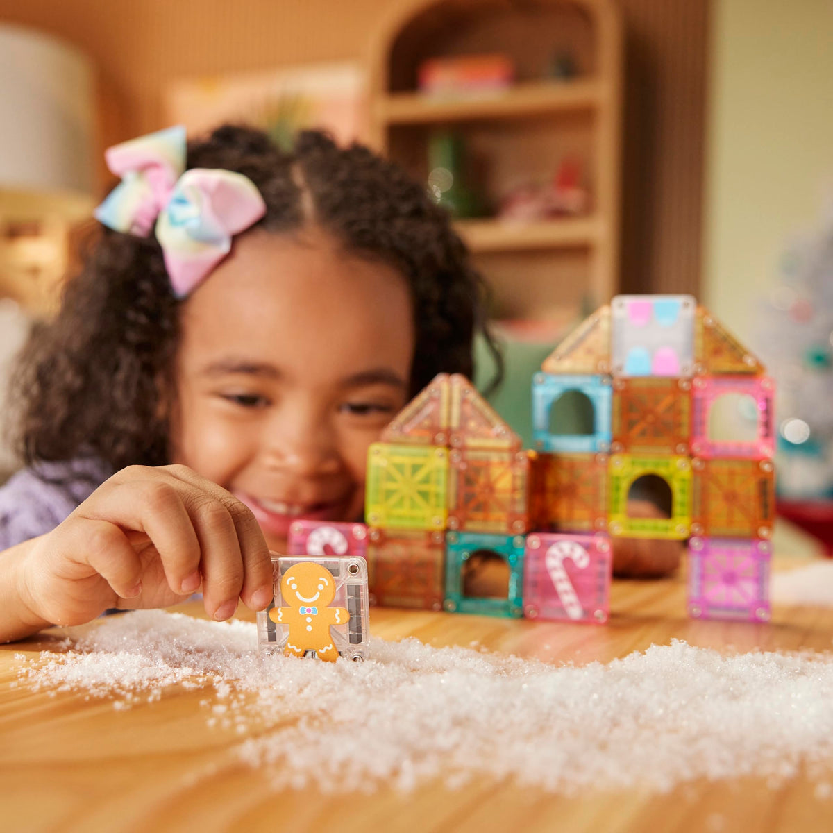 MAGNA-TILES microMAGS 24-Piece Spooky Travel Set, The Original Magnetic Building Brand